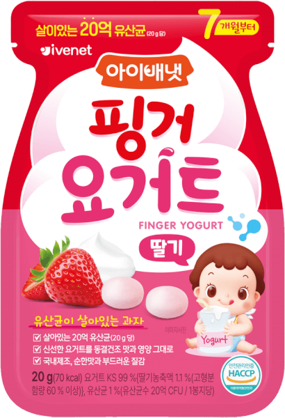 Sữa chua sấy lạnh Ivenet Bebe vị dâu 20g