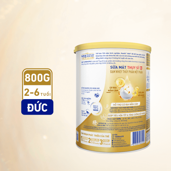 Combo 6 Sữa NAN SUPREME PRO số 3 800g (2-6 tuổi)