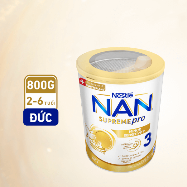 Combo 6 Sữa NAN SUPREME PRO số 3 800g (2-6 tuổi)