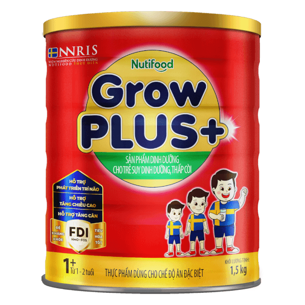 Combo 5 Sữa GrowPlus+ Đỏ 1,5kg (từ 1 tuổi)
