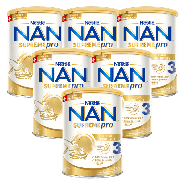 Combo 6 Sữa NAN SUPREME PRO số 3 800g (2-6 tuổi)