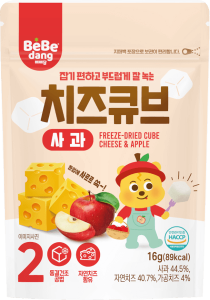 Phô Mai Sấy Lạnh Bebedang Vị Táo