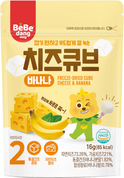 Phô Mai Sấy Lạnh Bebedang Vị Chuối