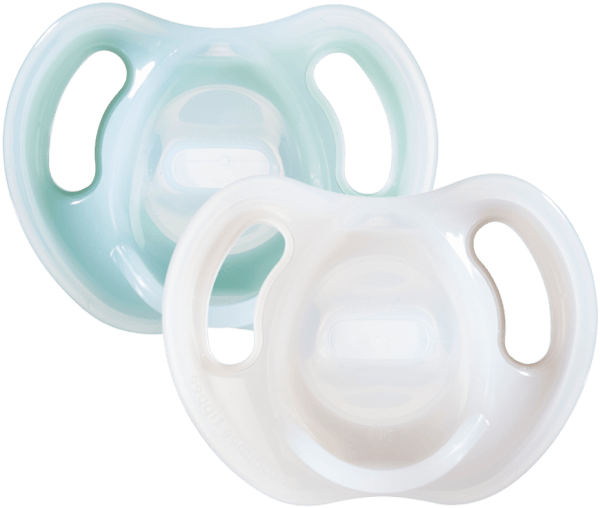 Ty ngậm silicon siêu nhẹ cho bé Tommee Tippee Ultra Light 0-6 tháng (vỉ đôi)