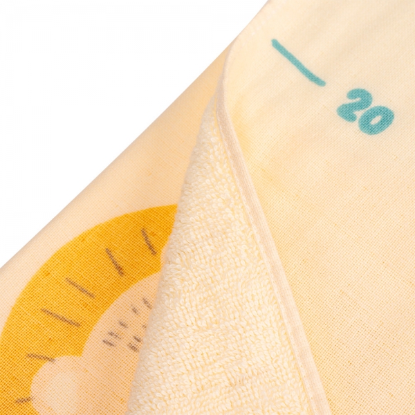 Combo 2 Khăn tắm trẻ em Cotton Vườn Bách Thú Animo BM9T (60x120cm,Trắng)