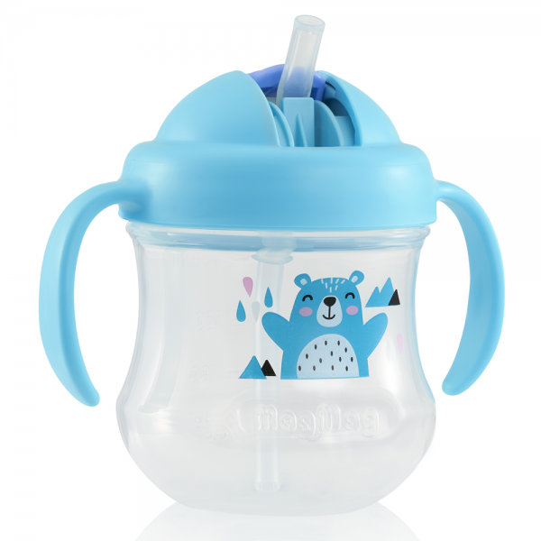 Ly Mag Mag Ống Hút Pigeon 200ML 2021 - Màu Xanh Dương