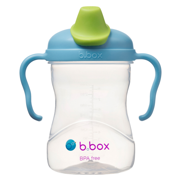 Bình uống nước vòi sillicone Bbox 240ml (màu xanh, Bbox-620)
