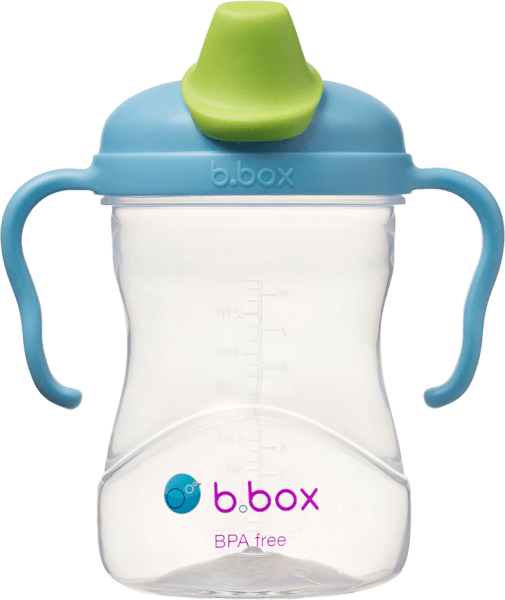 Bình uống nước vòi sillicone Bbox 240ml (màu xanh, Bbox-620)