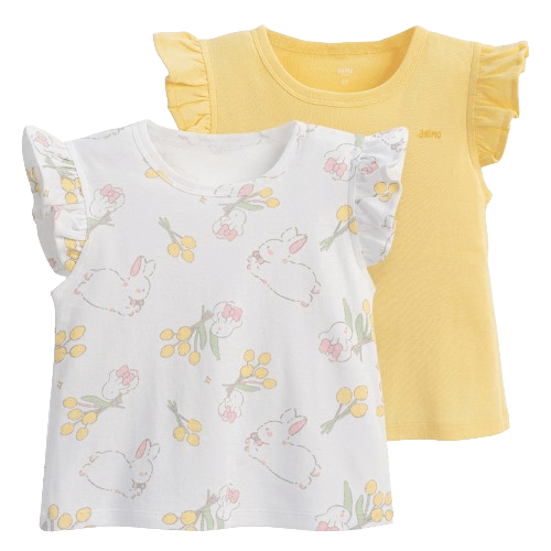 Set 2 áo bé gái Animo Easy KN0724046 (1-4Y,Nhiều màu)