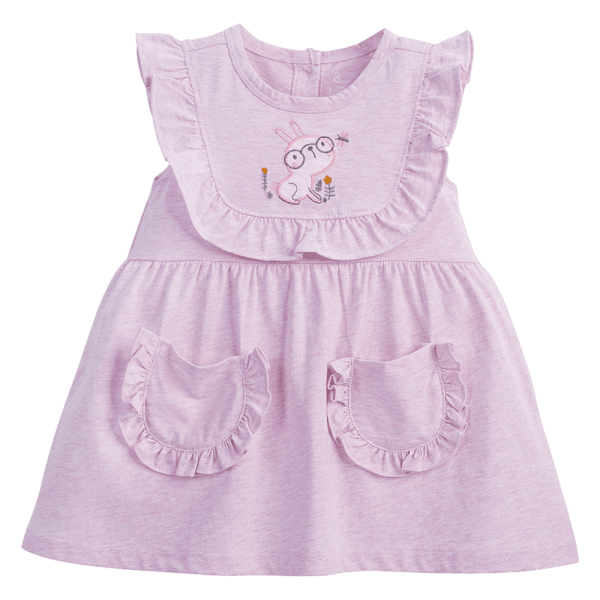 Đầm bé gái Hoa và Bướm Animo VD1223055 (6M-6Y,Hồng tím)