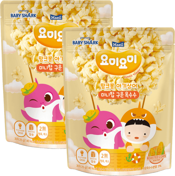 Combo 2 Thực Phẩm Bổ Sung Bánh Bỏng Bổ Sung Dha Yommy Maeil Vị Truyền Thống