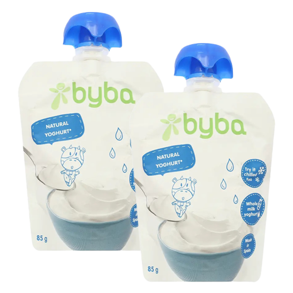 Combo 2 Sữa chua Byba vị tự nhiên 85g (≥ 6 tháng) - túi