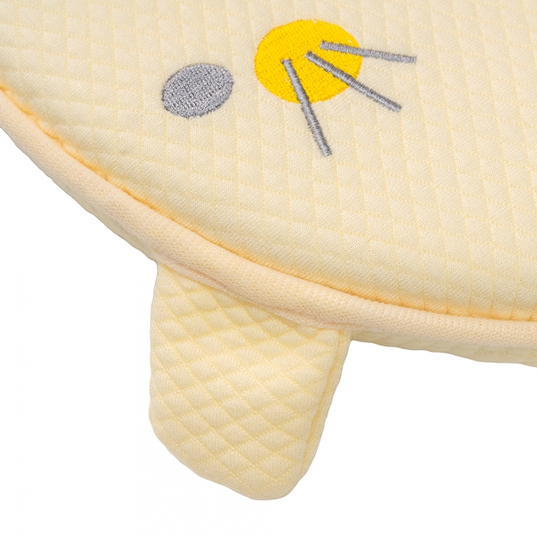 Gối memory foam (cao su non) hỗ trợ đầu bé Animo B2401_DQ001 (PUB103, Vàng)