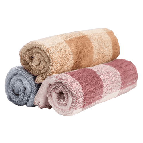 Combo 3 khăn đa năng Microfiber Poemy (30x30cm, Nhiều màu)