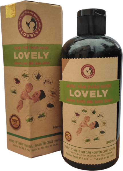 Nước tắm thảo dược Lovely - Dành cho mẹ sau sinh 500ml