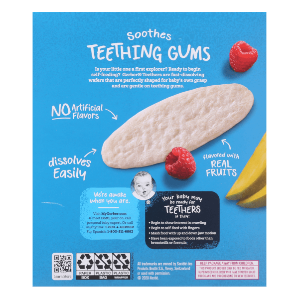 Bánh ăn dặm Gerber vị Xoài, Mâm Xôi *giao ngẫu nhiên*