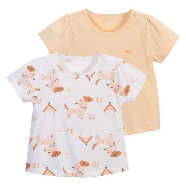 Set 2 áo bé gái Animo Easy TX0924002 (1Y,Nhiều màu)