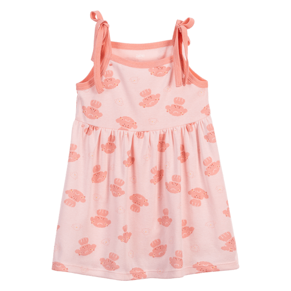 Đầm bé gái Animo Easy LU0924071 (1-4Y,Hồng nhạt)