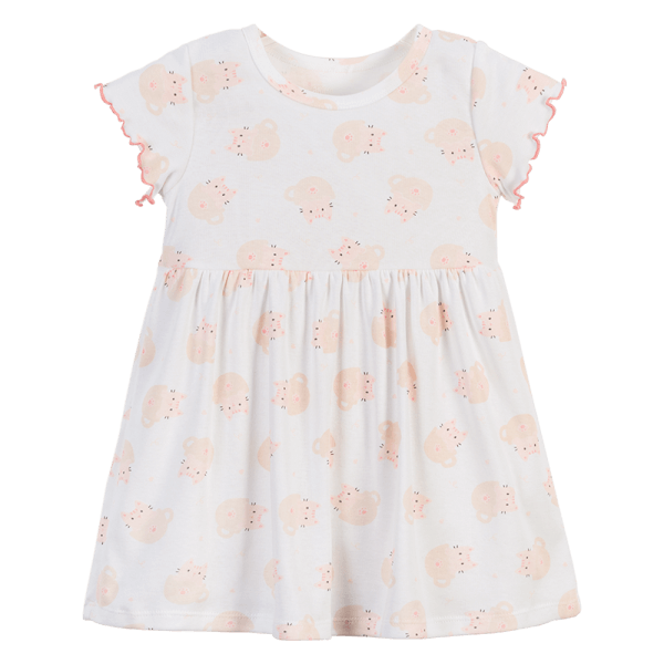 Đầm bé gái Animo Easy LU0924070 (1-4Y,Trắng)