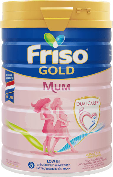 Sữa bầu Friso Mum Gold 900g hương cam