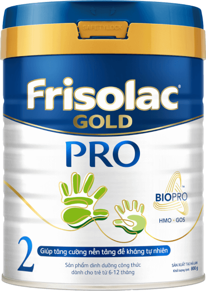 Sữa Frisolac Gold Pro số 2, 800g (6-12 tháng)