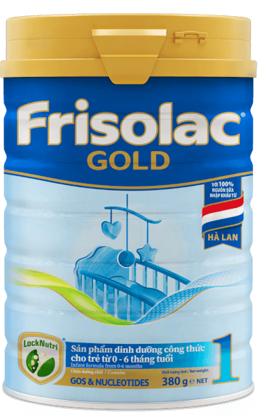 Sữa Frisolac Gold số 1 380g (0-6 tháng)