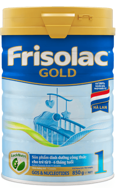Sữa Frisolac Gold số 1 850g (0-6 tháng)