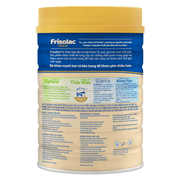 Sữa Frisolac Gold số 3 850g (1 - 2 tuổi)