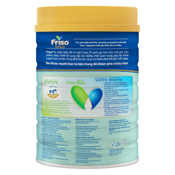 Combo 2 lon Friso Gold 4, 2 - 6 tuổi (850gr)