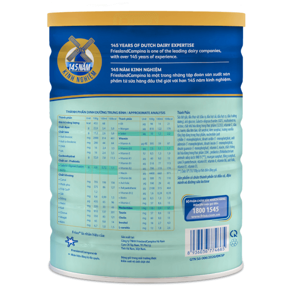 Sữa Friso Gold số 4 1400g (2-6 tuổi)