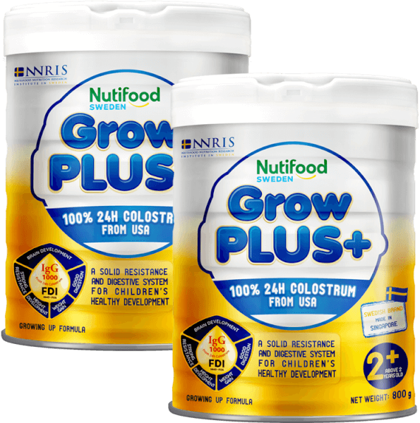 Combo 2 Sữa GrowPLUS+ Sữa Non Vàng 800g (Từ 2 tuổi)