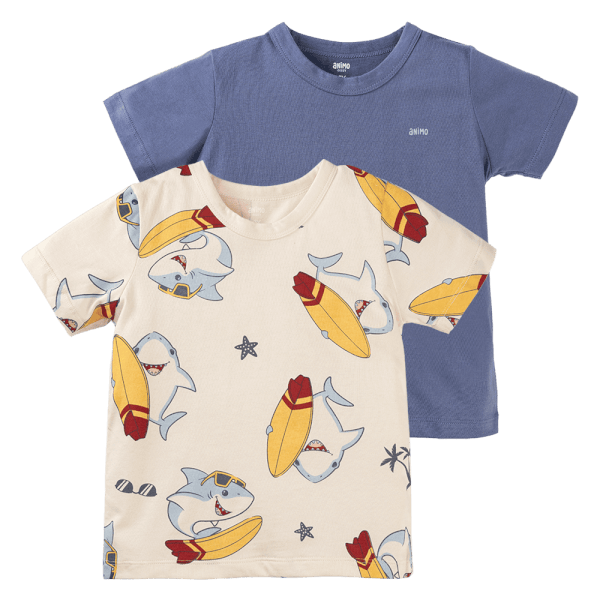 Set 2 Áo bé trai Animo Easy HN0924013 (1-4Y,Nhiều màu)