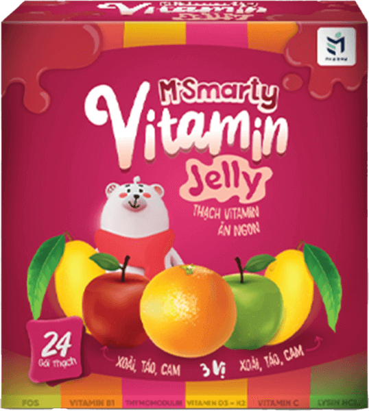 Thạch Jelly bổ sung Vitamin cho bé M'Smarty Vitamins Jelly