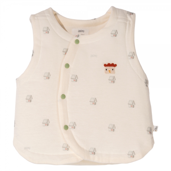 Áo ghile đông Animo MN0924038 (0-12M,Be)