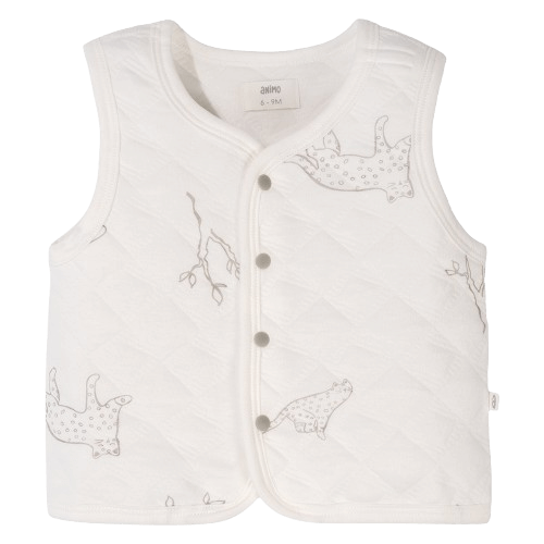 Áo ghile đông Animo MN0924036 (0-12M,Trắng)