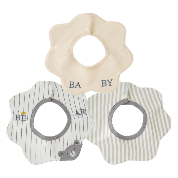 Set 3 yếm sơ sinh Animo MN0924046 (NB,Nhiều màu)