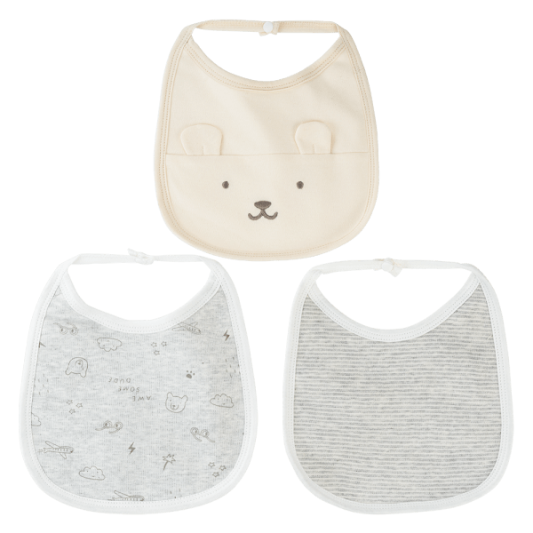 Set 3 yếm sơ sinh Animo MN0924045 (NB,Nhiều màu)