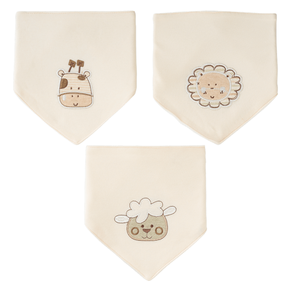 Set 3 yếm sơ sinh Animo MN0924044 (NB,Nhiều màu)