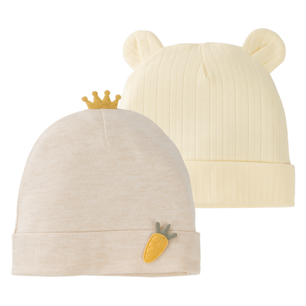 Set 2 nón sơ sinh Animo MN0924050 (NB,Nhiều màu)