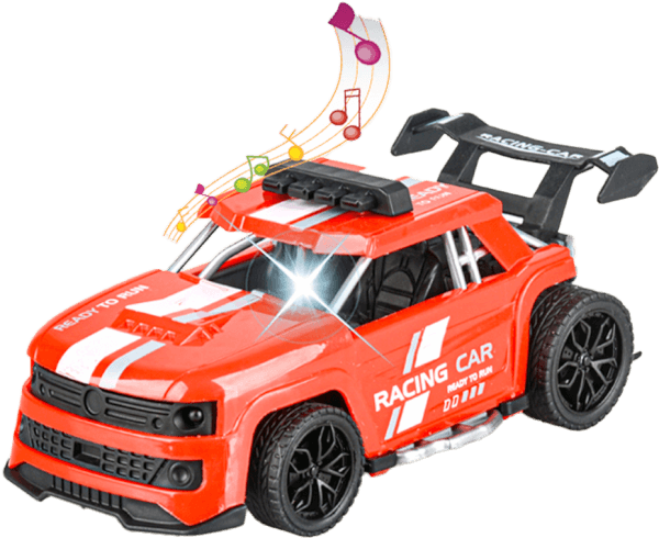 Xe đua mô hình chạy trớn có âm thanh và đèn RFD540148R C407 (Đỏ)