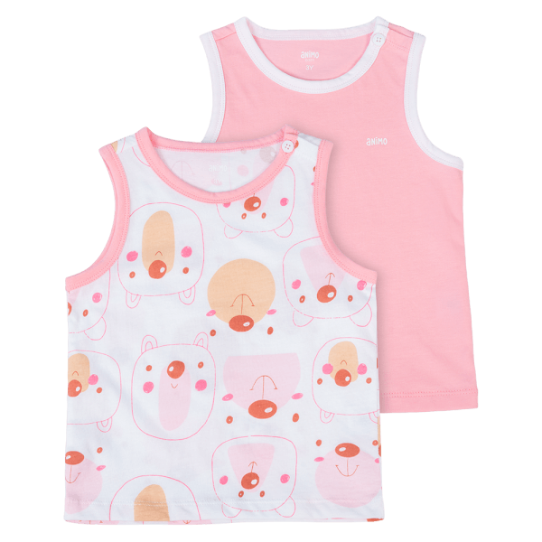 Set 2 áo bé gái Animo Easy TX0824016 (1-4Y,Nhiều màu)