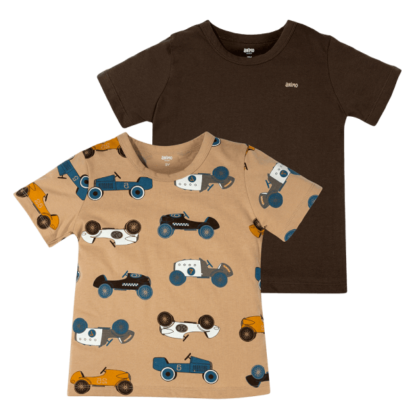 Set 2 Áo bé trai Animo Easy HN0924021 (1-4Y,Nhiều màu)