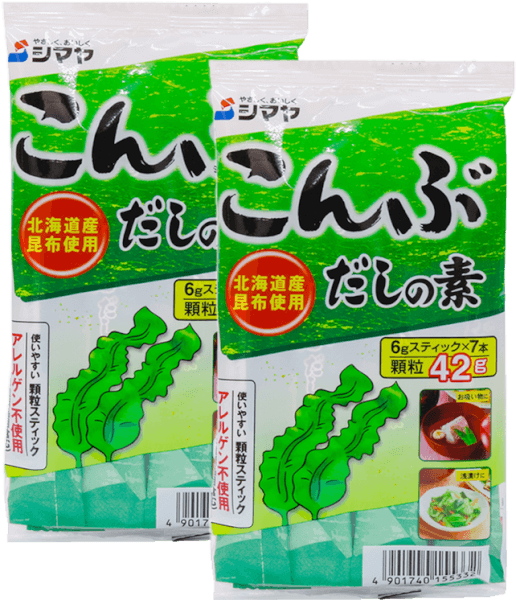 Combo 2 Bột nêm Dashi tảo bẹ Kombu Shimaya 42g (6gx7 gói)