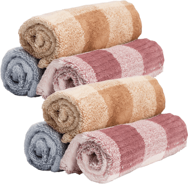 Combo 2 set 3 khăn đa năng Microfiber Poemy (30x30cm, Nhiều màu)