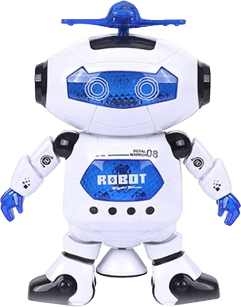 Robot nhảy múa và xoay chong chóng có nhạc đèn YN382700 C407