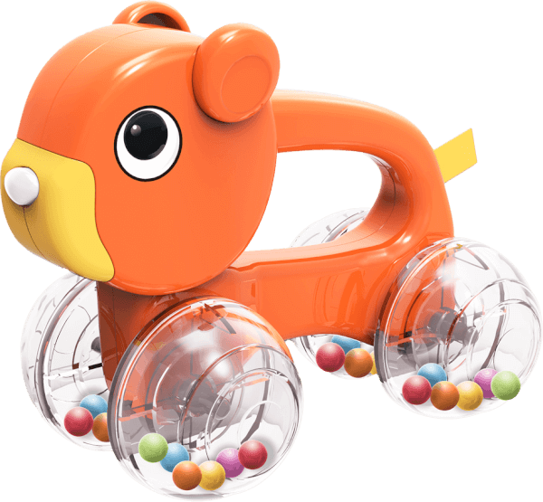 Xe xúc xắc hình cáo ngộ nghĩnh YN578313 C407 (Cam)