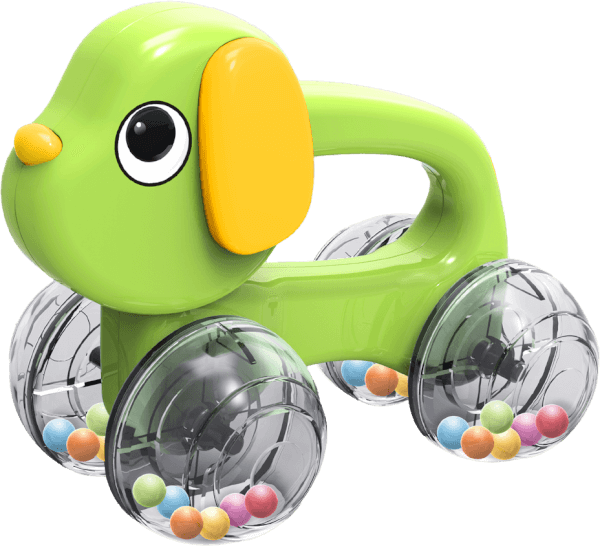 Xe xúc xắc hình cún ngộ nghĩnh YN578318 C407 (Xanh lá)