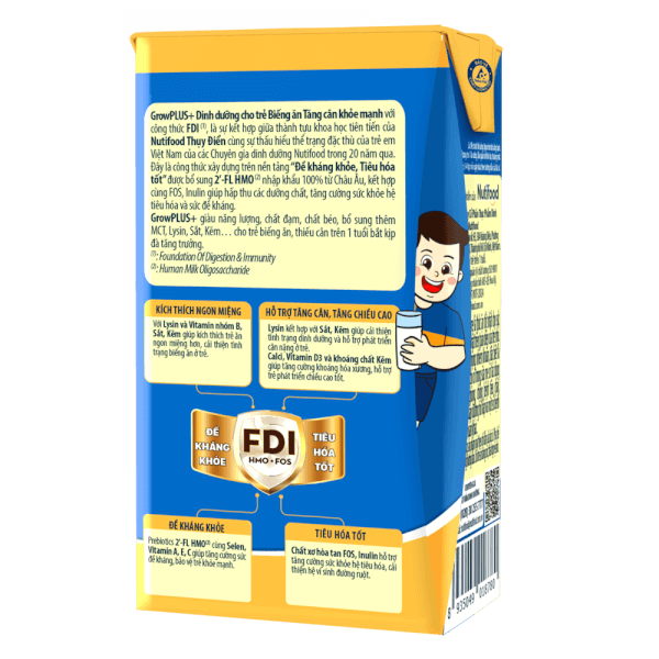 Thùng Sữa GrowPLUS+ Xanh 1+ 110ml (lốc 4 hộp)