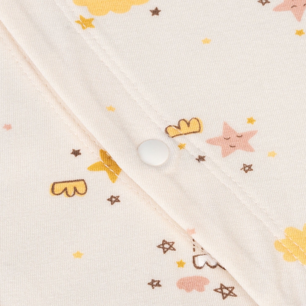 Bodysuit Modal dài Animo VD0724039 (0-12M,Vàng)