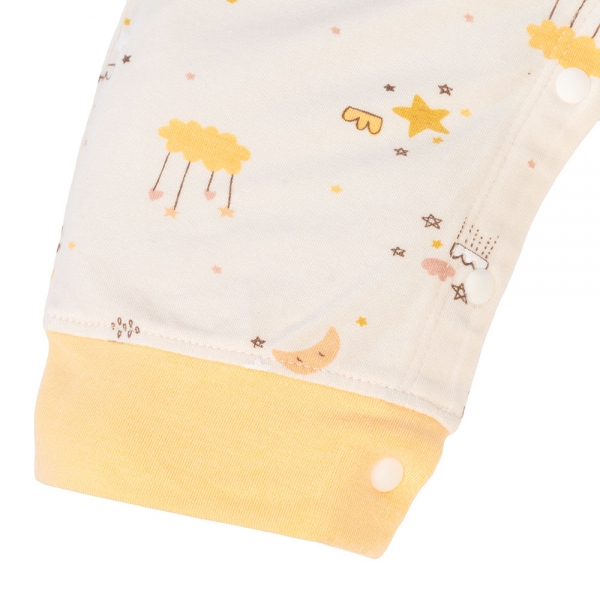 Bodysuit Modal dài Animo VD0724039 (0-12M,Vàng)